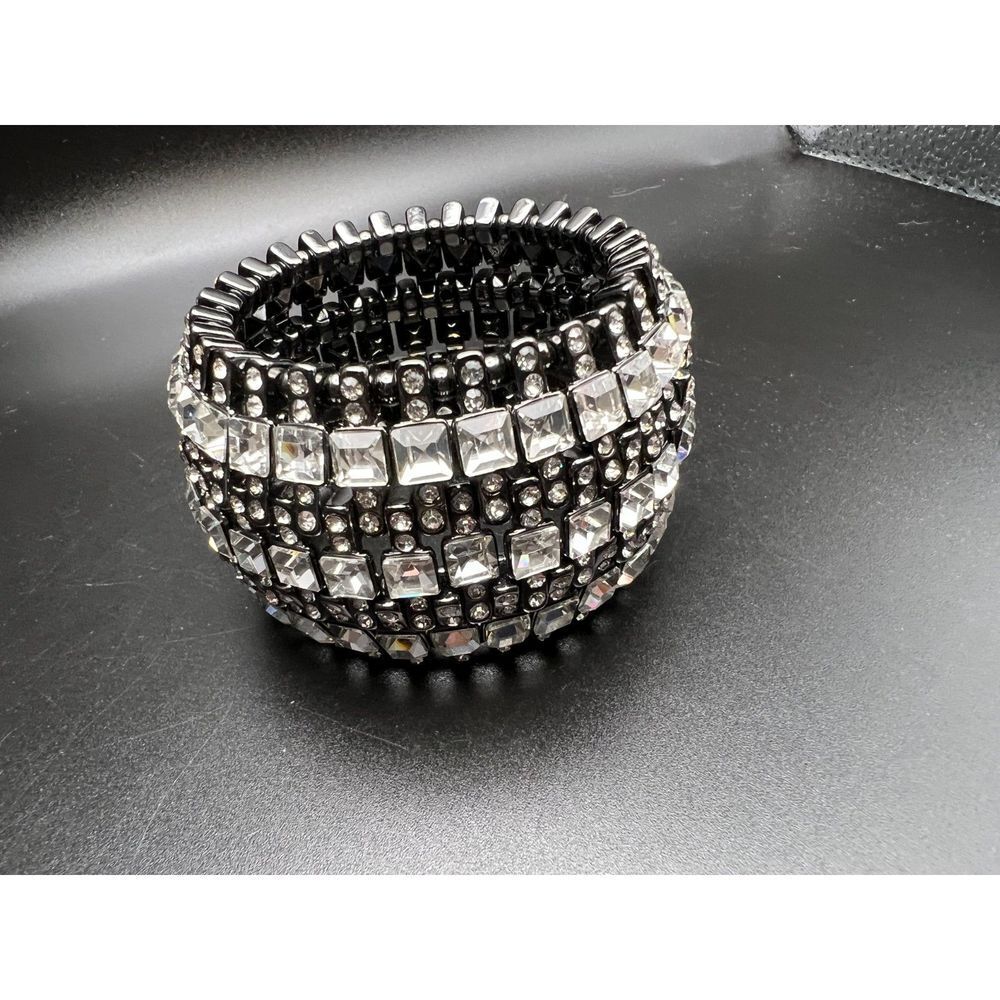 Wide Stretch Statement Bracelet - image 3